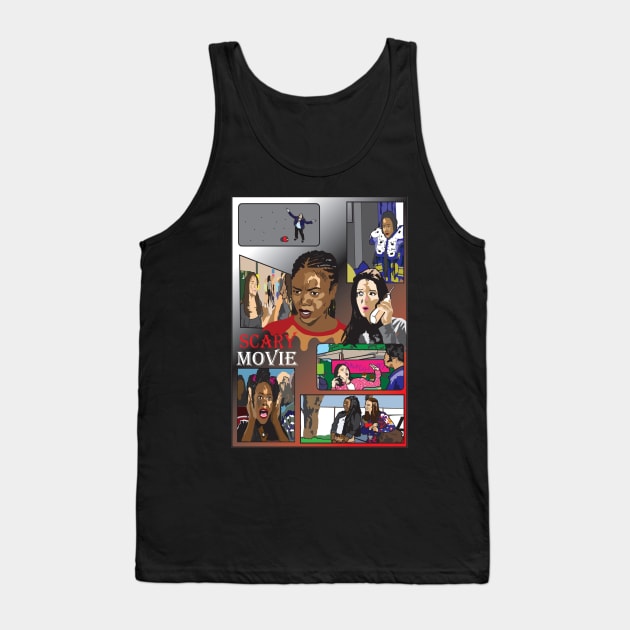 What's your favorite Scary Movie? Tank Top by ArtFace_Gemini